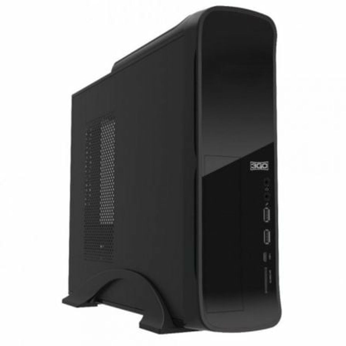 ATX Mini-tower Box with Power Feed 3GO YARI Black