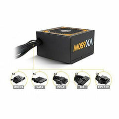 Power supply Nox NXURVX650BZ 650W 120 mm ATX ATX 650 W 80 Plus Bronze