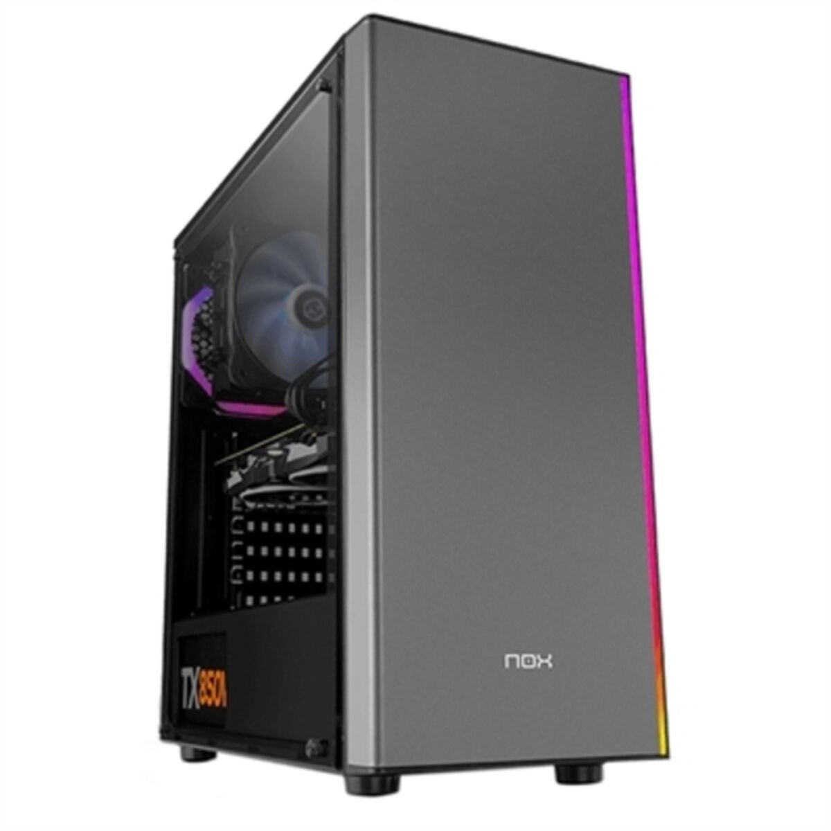 Micro ATX / Mini ITX / ATX Midtower Case NOX Infinity Omega LED RGB Black