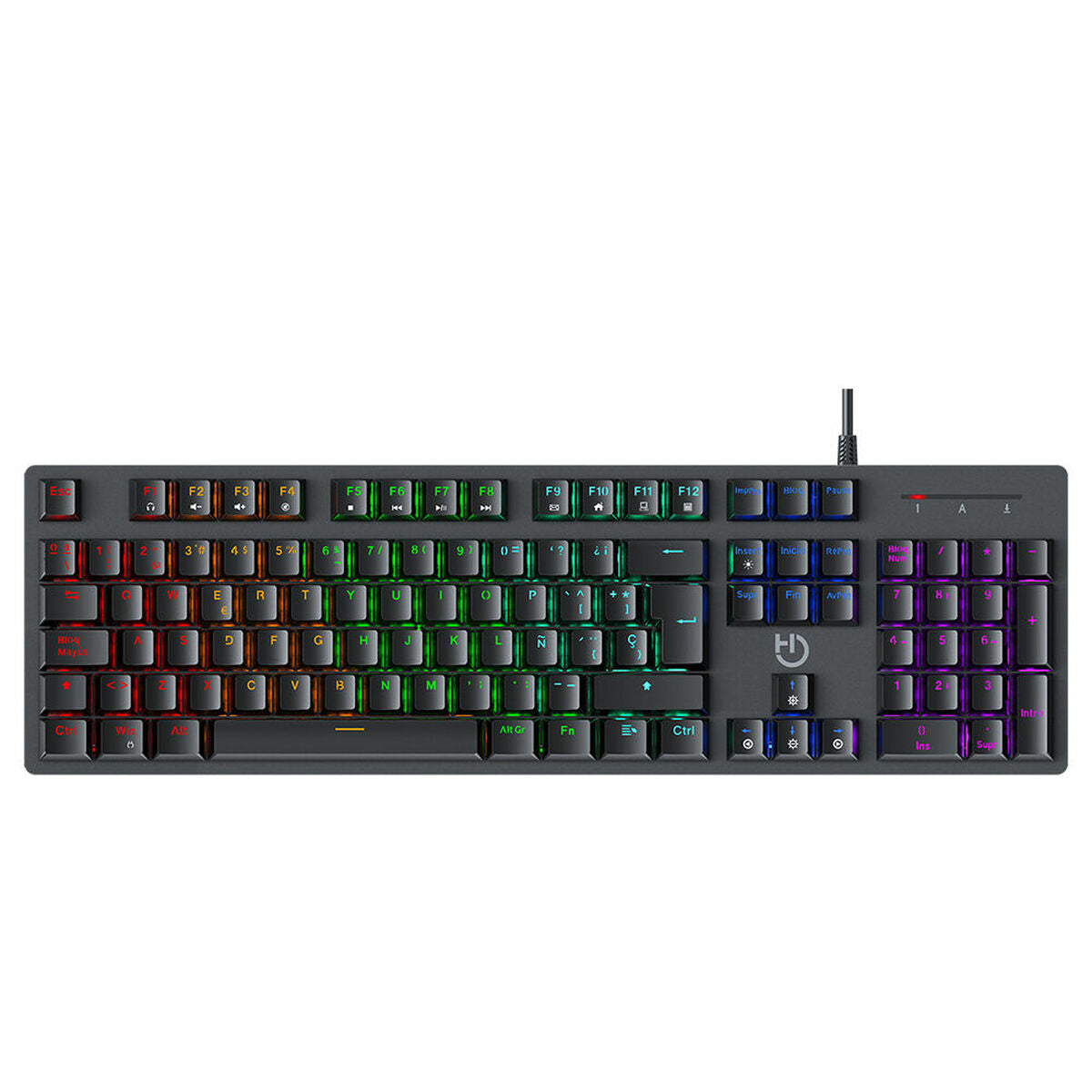 Keyboard Hiditec GK400 ARGB Black