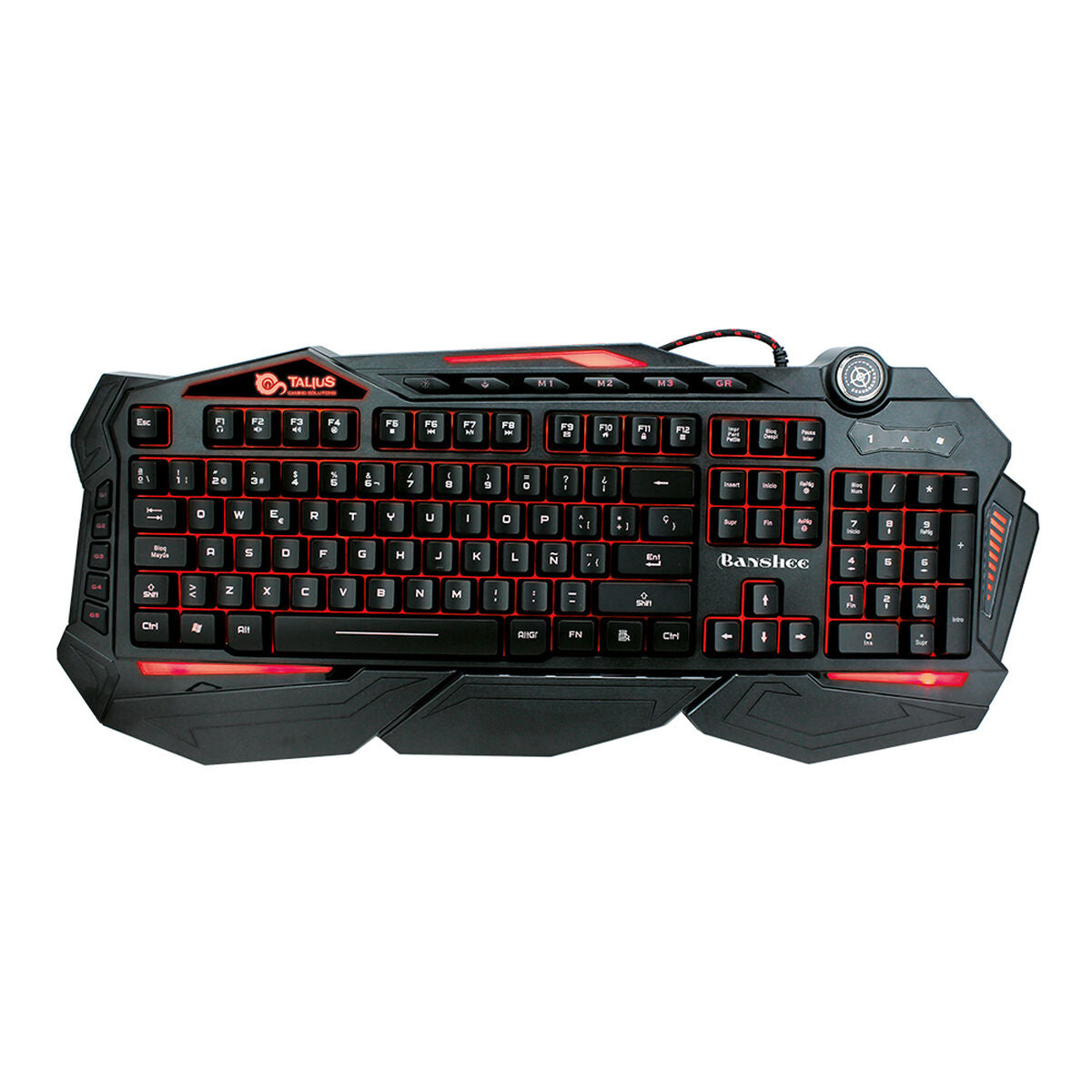 Gaming Keyboard Talius Banshee Black Spanish Qwerty QWERTY