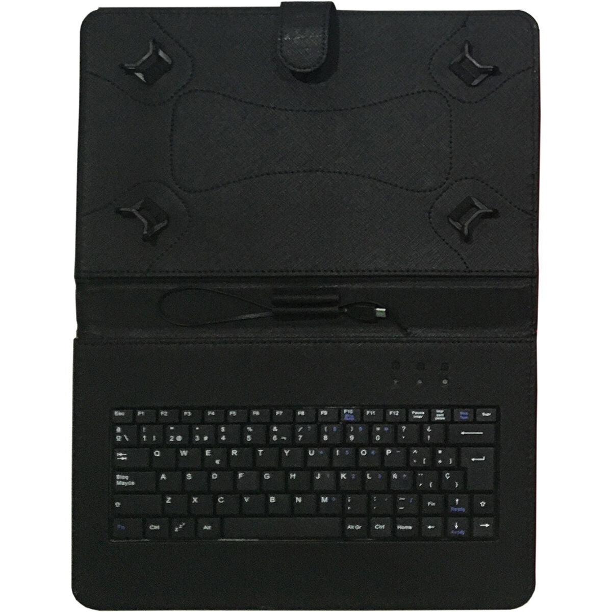 Tablet cover Talius CV-3006 Black Spanish Qwerty