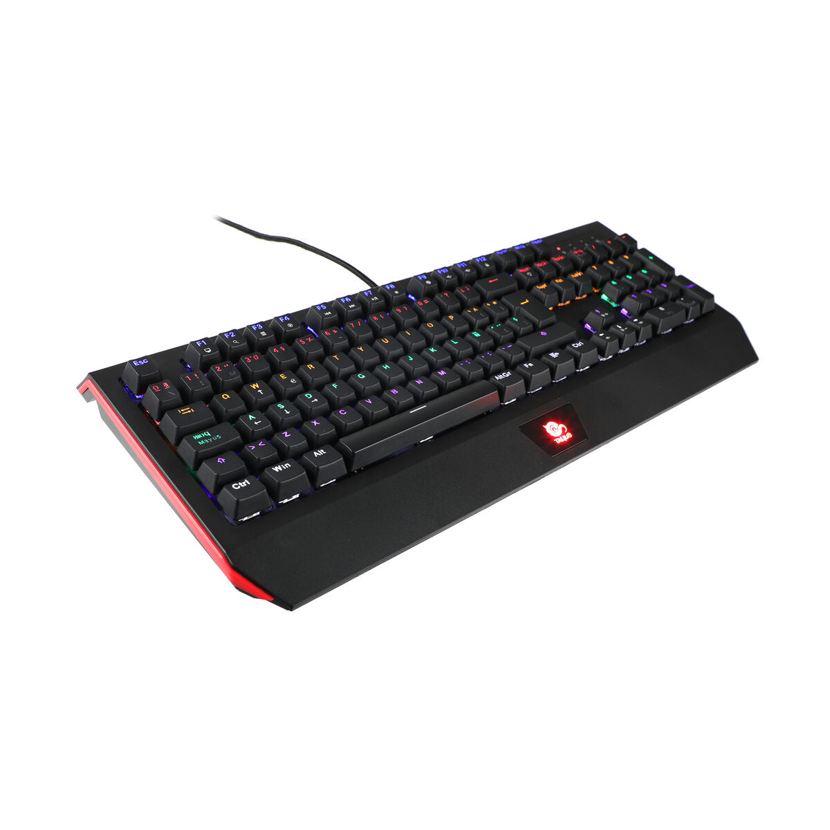 Gaming Keyboard Talius Rune Black Black/Red Spanish Qwerty