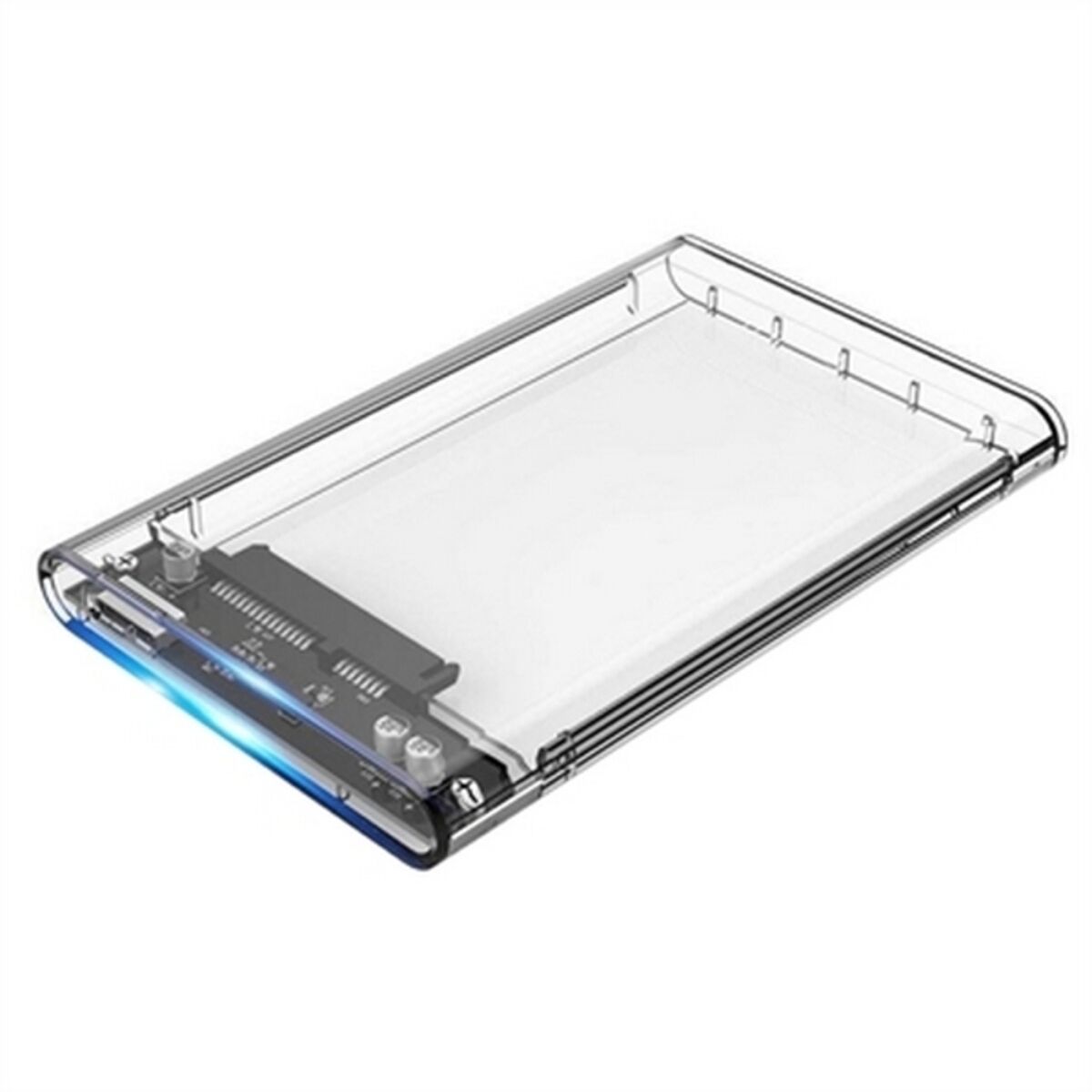 Housing for Hard Disk CoolBox COO-SCT-2533 2,5" 5 Gbps USB 3.0 Transparent