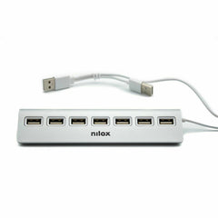 USB Hub Nilox NXHU7ALU2 Grey