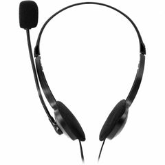 Headphones with Microphone Nilox Black