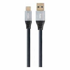 USB A to USB C Cable DCU Black (1,5M)