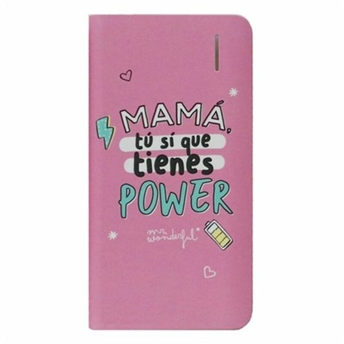 Power Bank Mr. Wonderful MRPWB031 4000 mAh Pink