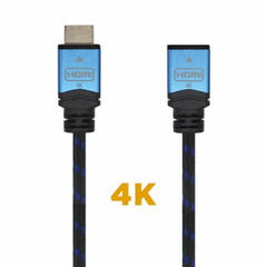 HDMI Cable Aisens A120-0452 Black Black/Blue 1 m