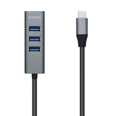 USB Hub Aisens A109-0508 Grey (1 Unit)