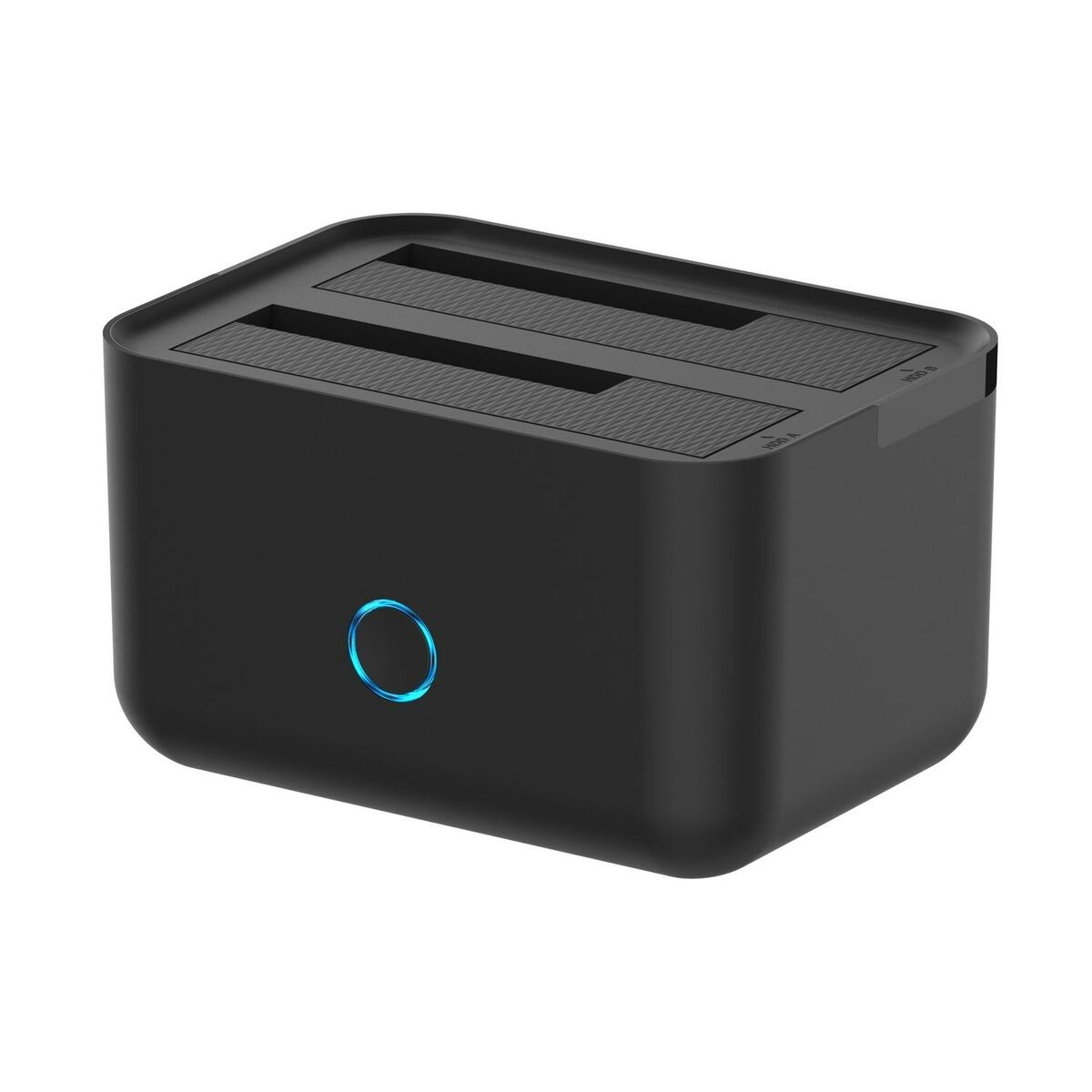 Dual Dock Station Aisens ASDS-D01B Black