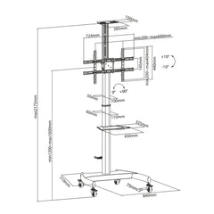 TV Mount Aisens FT70TE-169 50 kg