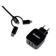 Wall Charger Subblim SUB-CHG-1ZWC02 Black 12 W 50 W