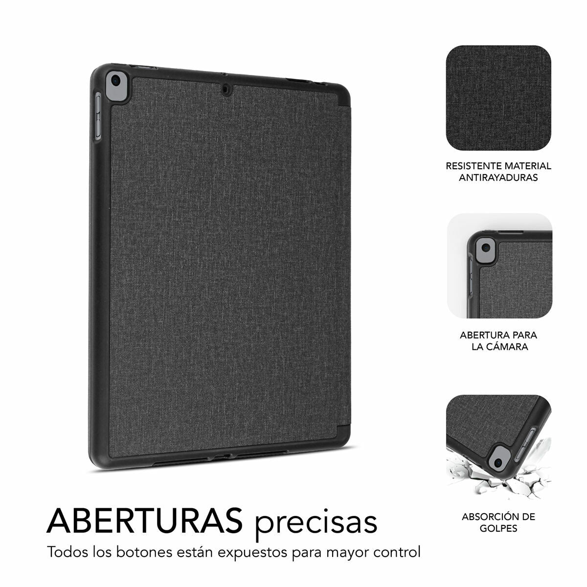 Tablet cover Subblim SUBCST-5SC310 Black 10,2"