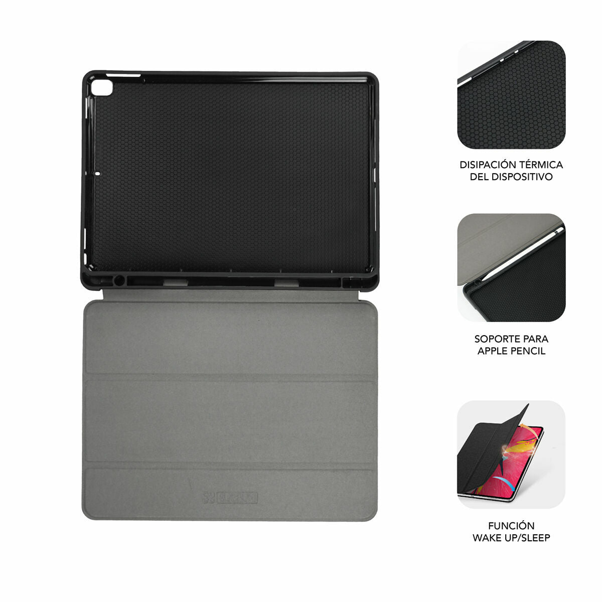 Tablet cover Subblim SUBCST-5SC310 Black 10,2"