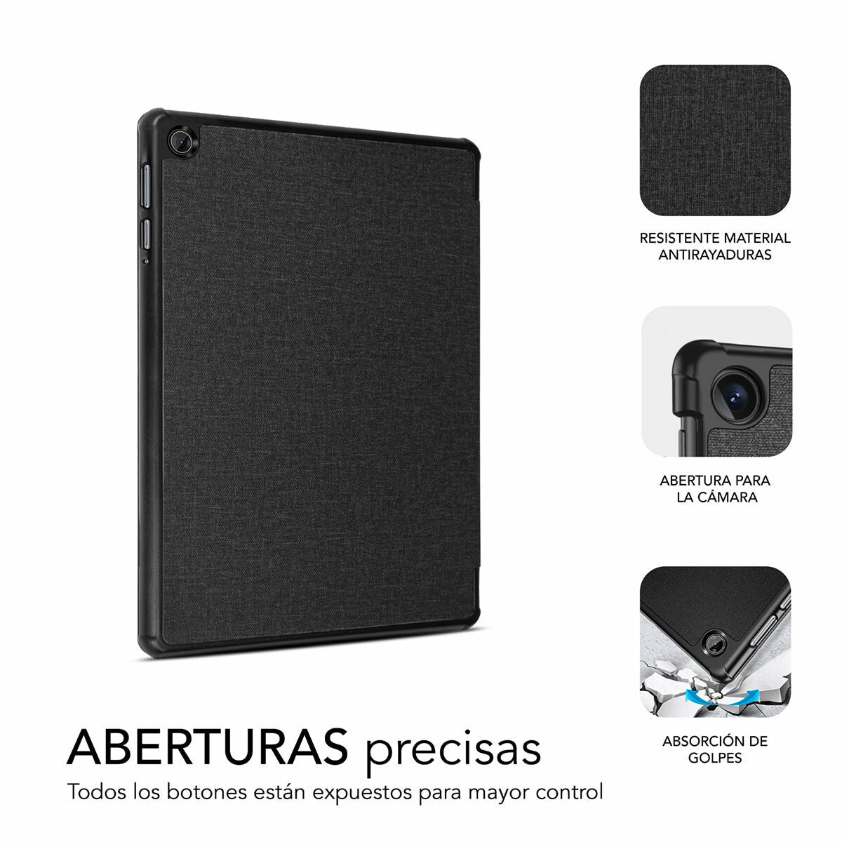 Tablet cover Subblim SUBCST-5SC110 Black 10,3"