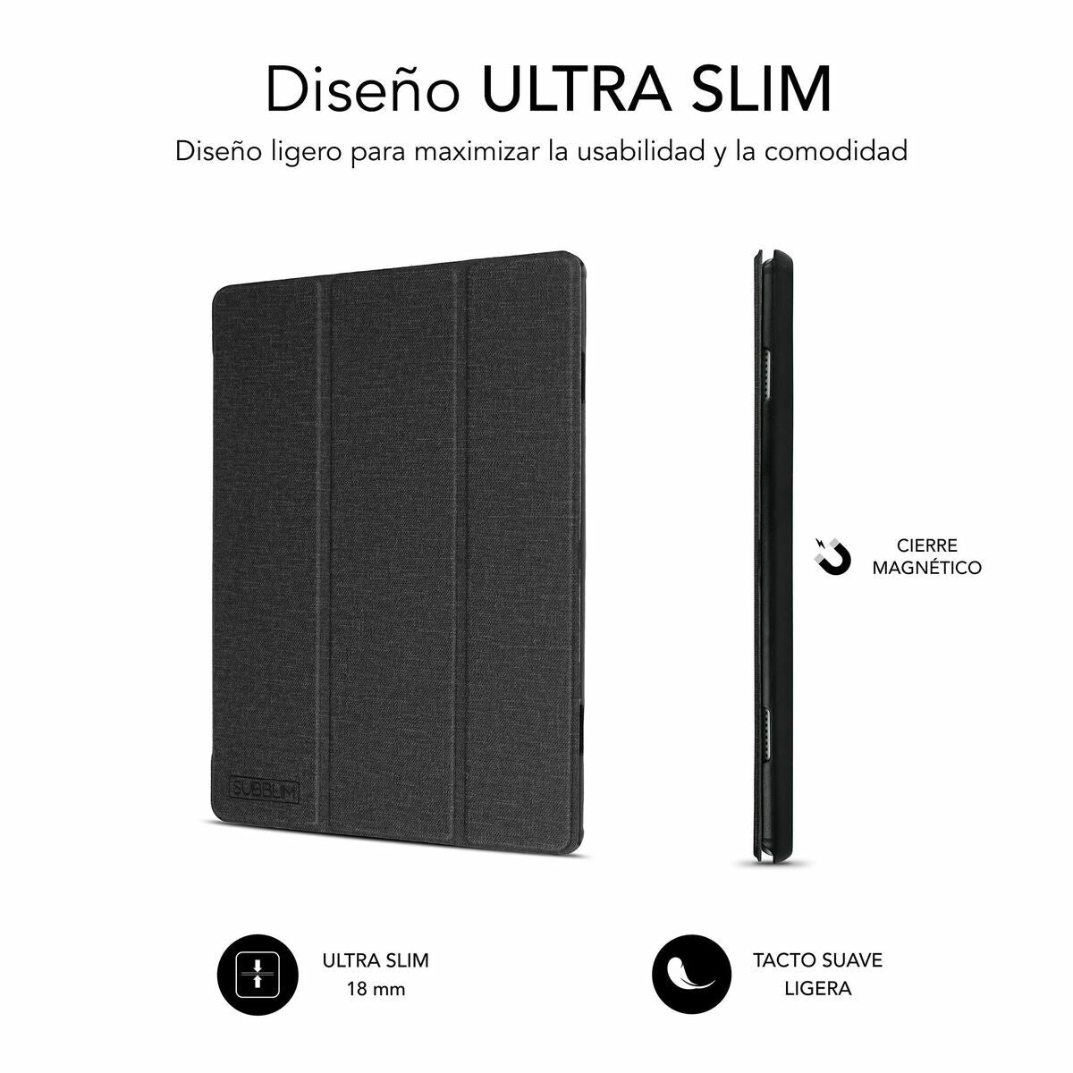 Tablet cover Subblim SUBCST-5SC250 Black