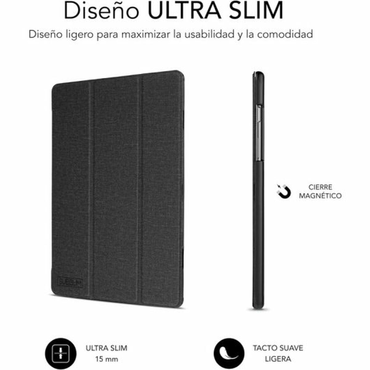 Tablet cover Subblim SUBCST5SC031 Black 11"