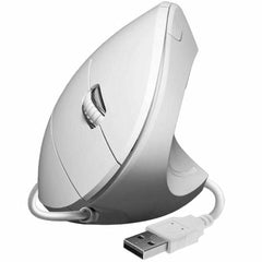 Ergonomic Optical Mouse Subblim SUBMO-EDGVU02 White (1 Unit)