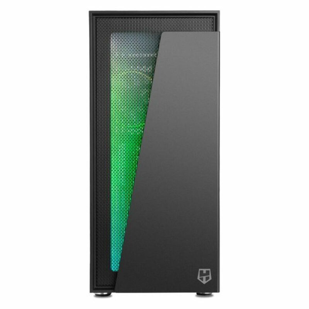 ATX Semi-tower Box Nox 8436587971327 LED RGB Black Multicolour