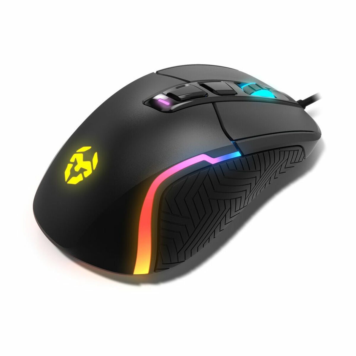 Mouse Krom Kick Black 6200 dpi RGB