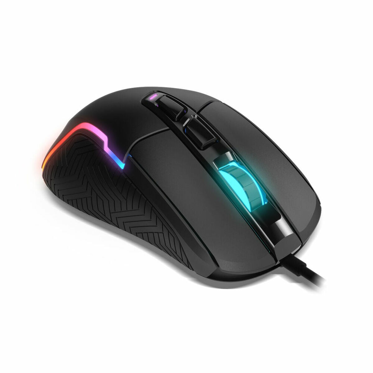 Mouse Krom Kick Black 6200 dpi RGB