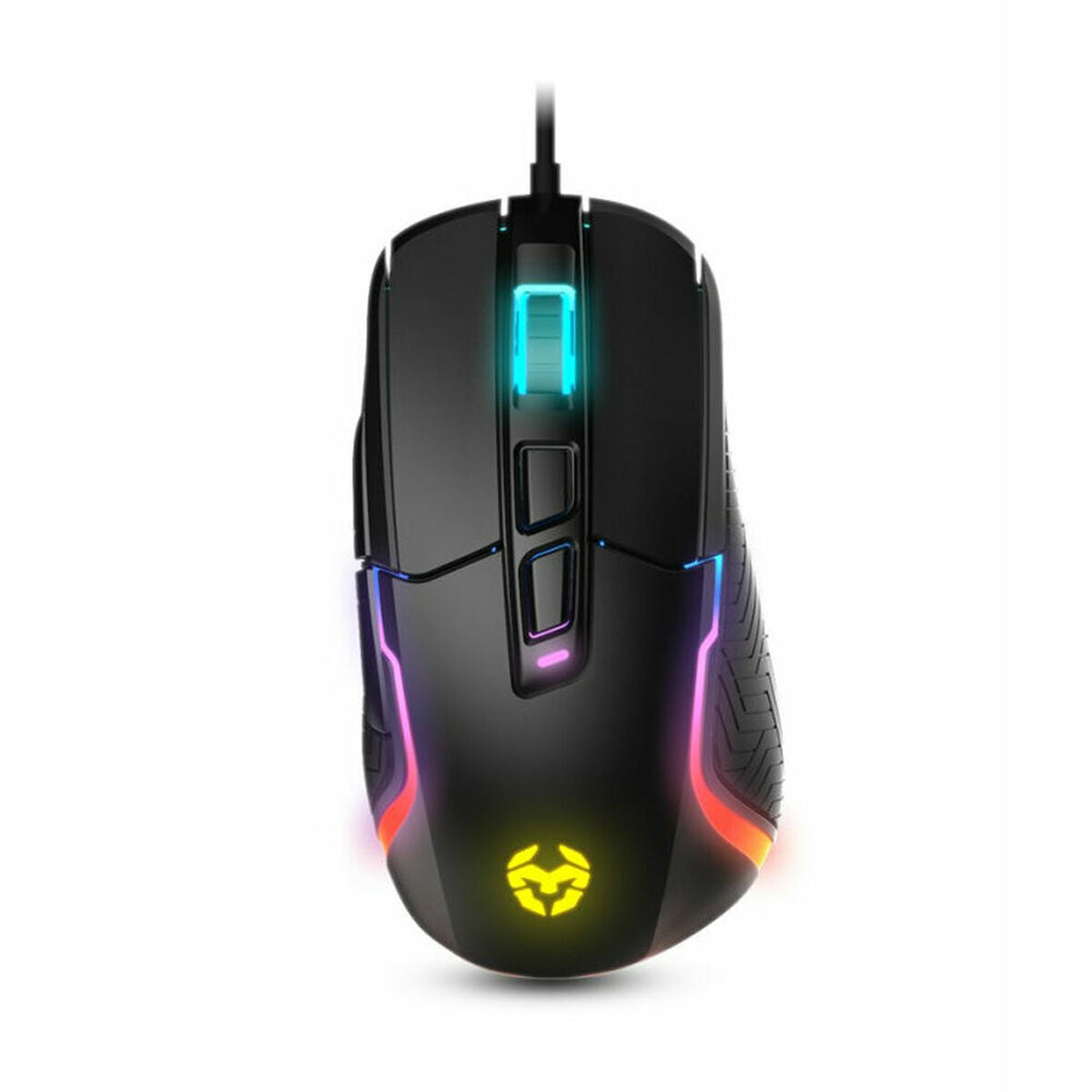 Mouse Krom Kick Black 6200 dpi RGB