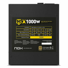 Power supply Nox NXHUMMERX1000WGD ATX 1000 W 80 Plus Gold