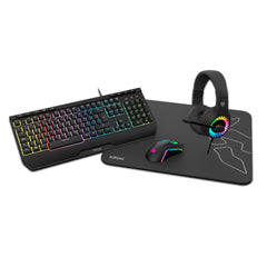 Pack Gaming Krom Kenya Spanish Qwerty Black Multicolour