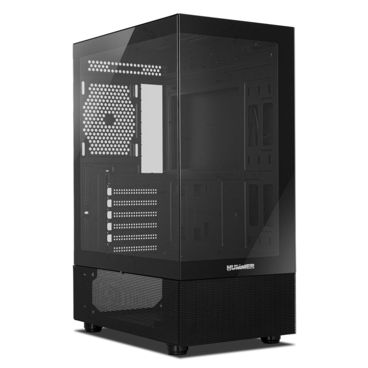 ATX Semi-tower Box Nox NXHUMMERVSNBK Black