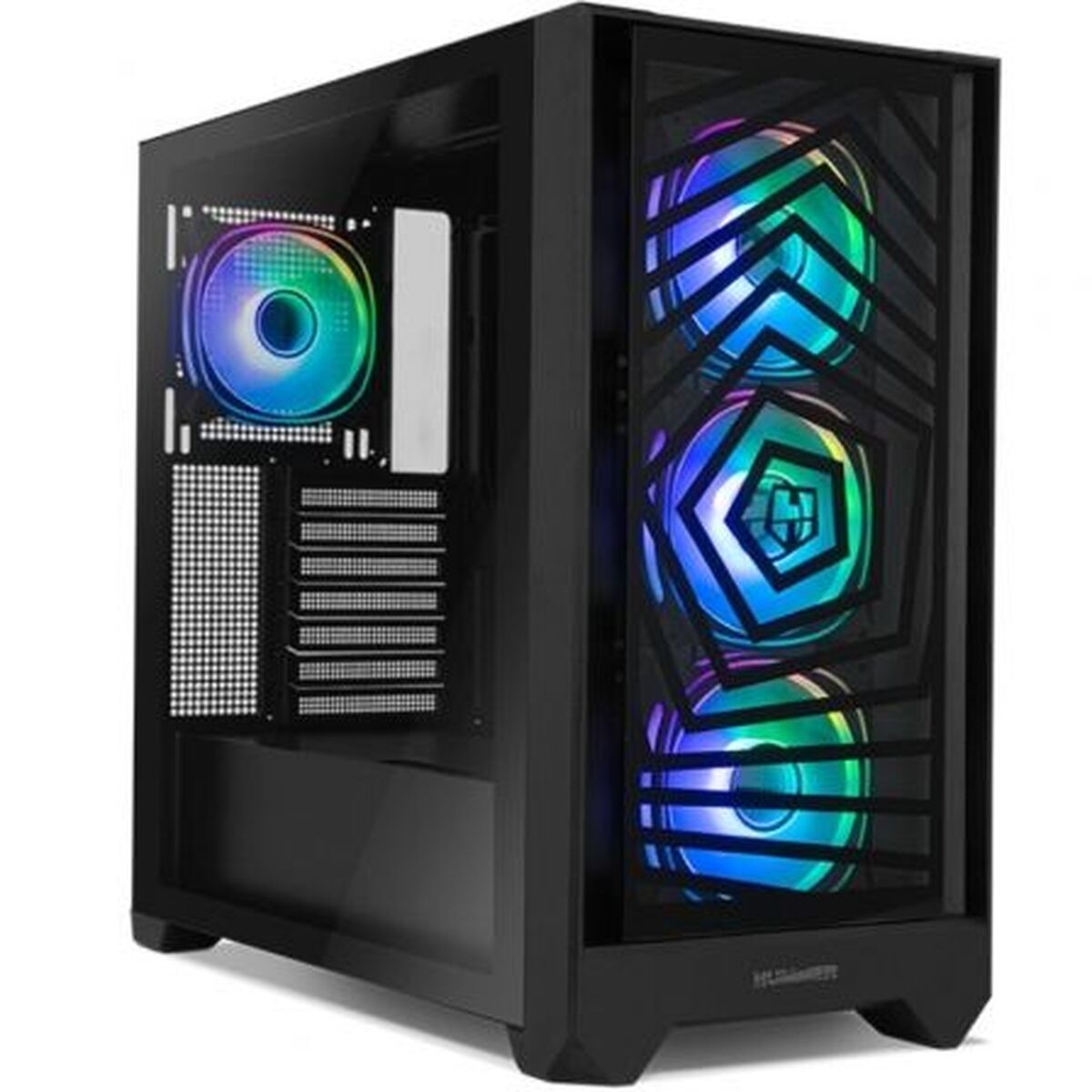 ATX Semi-tower Box Nox NXHUMMERPLASMA Black