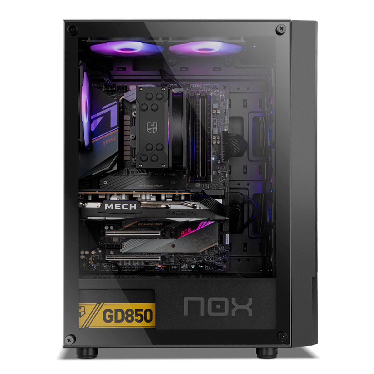 ATX Semi-tower Box Nox INFINITY BETA Airflow ARGB Black