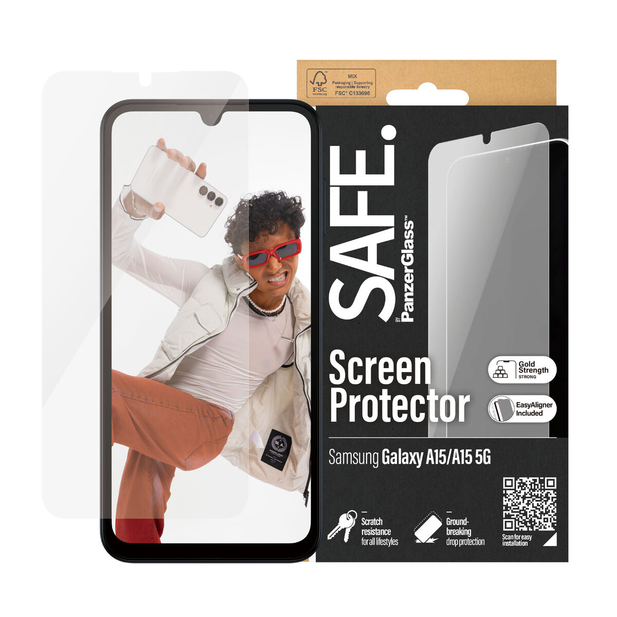 Mobile Screen Protector Panzer Glass SAFE95678 Samsung GALAXY NEW A14/A14 5G