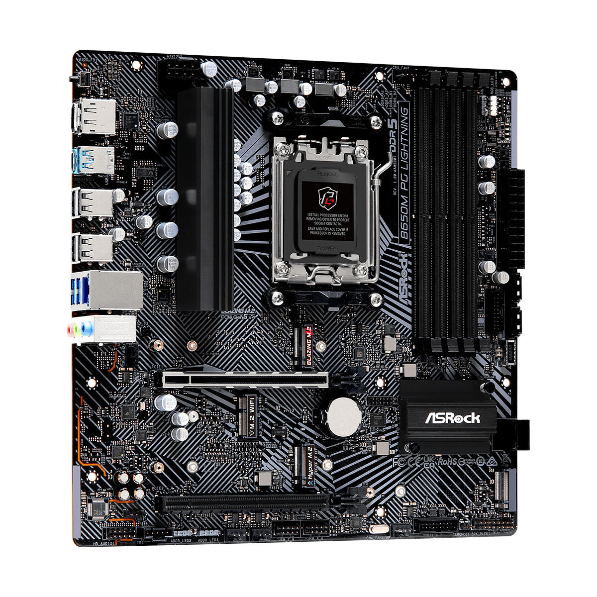 Motherboard ASRock B650M PG LIGHTNING AMD B650 AMD AM5