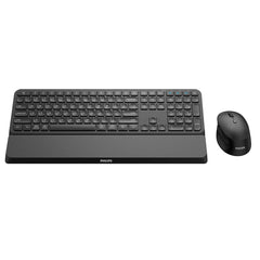 Keyboard and Mouse Philips SPT6607B/16 Black