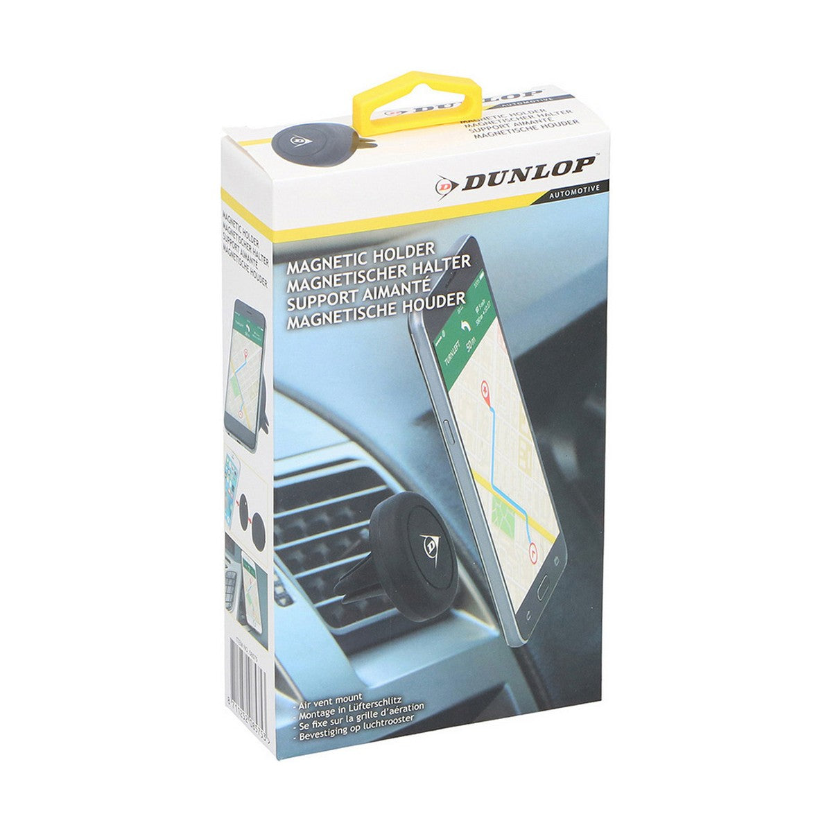 Car Holder Dunlop Ventilation grille Black polypropylene