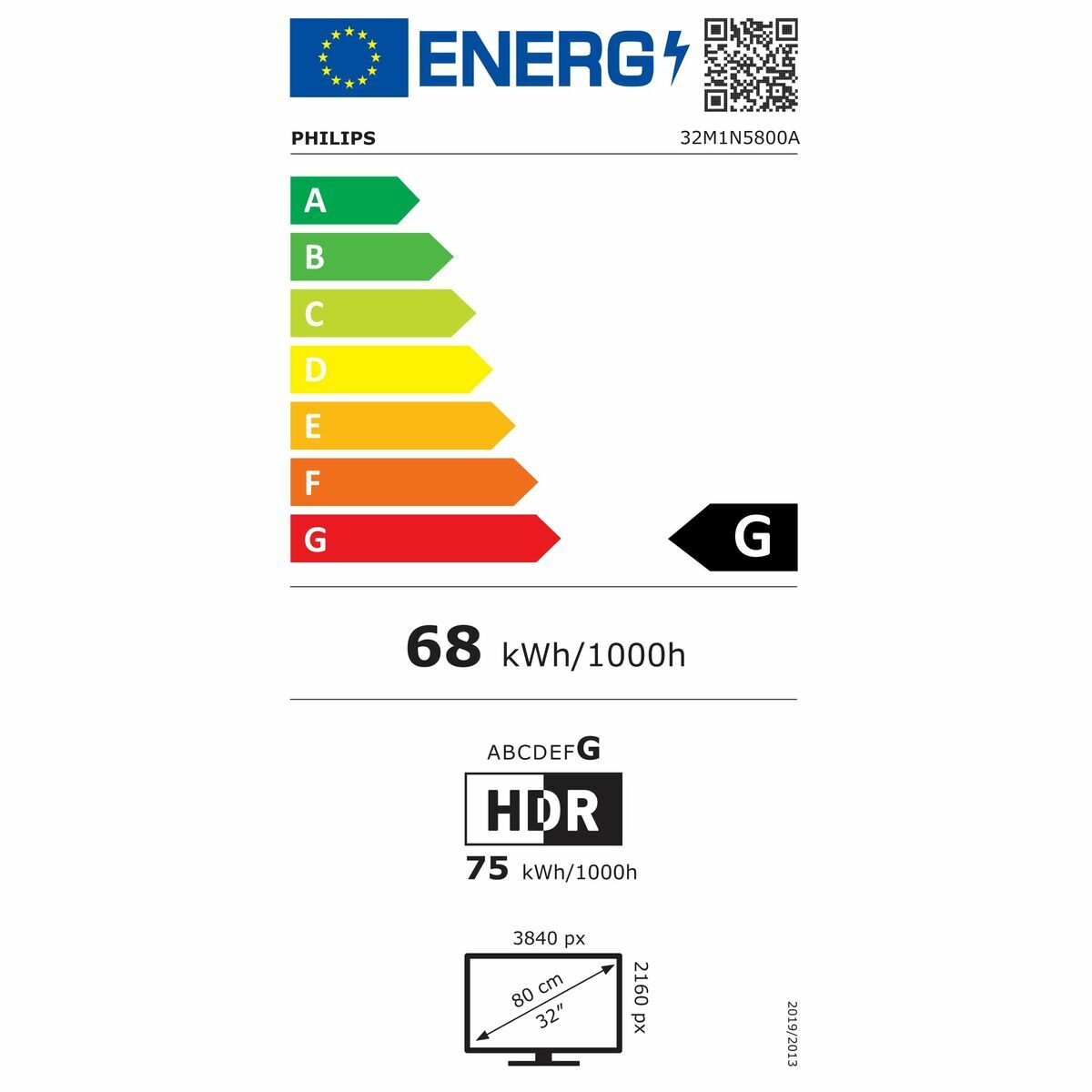 Monitor Philips 27M1F5800/00 27" LED Flicker free 144 Hz