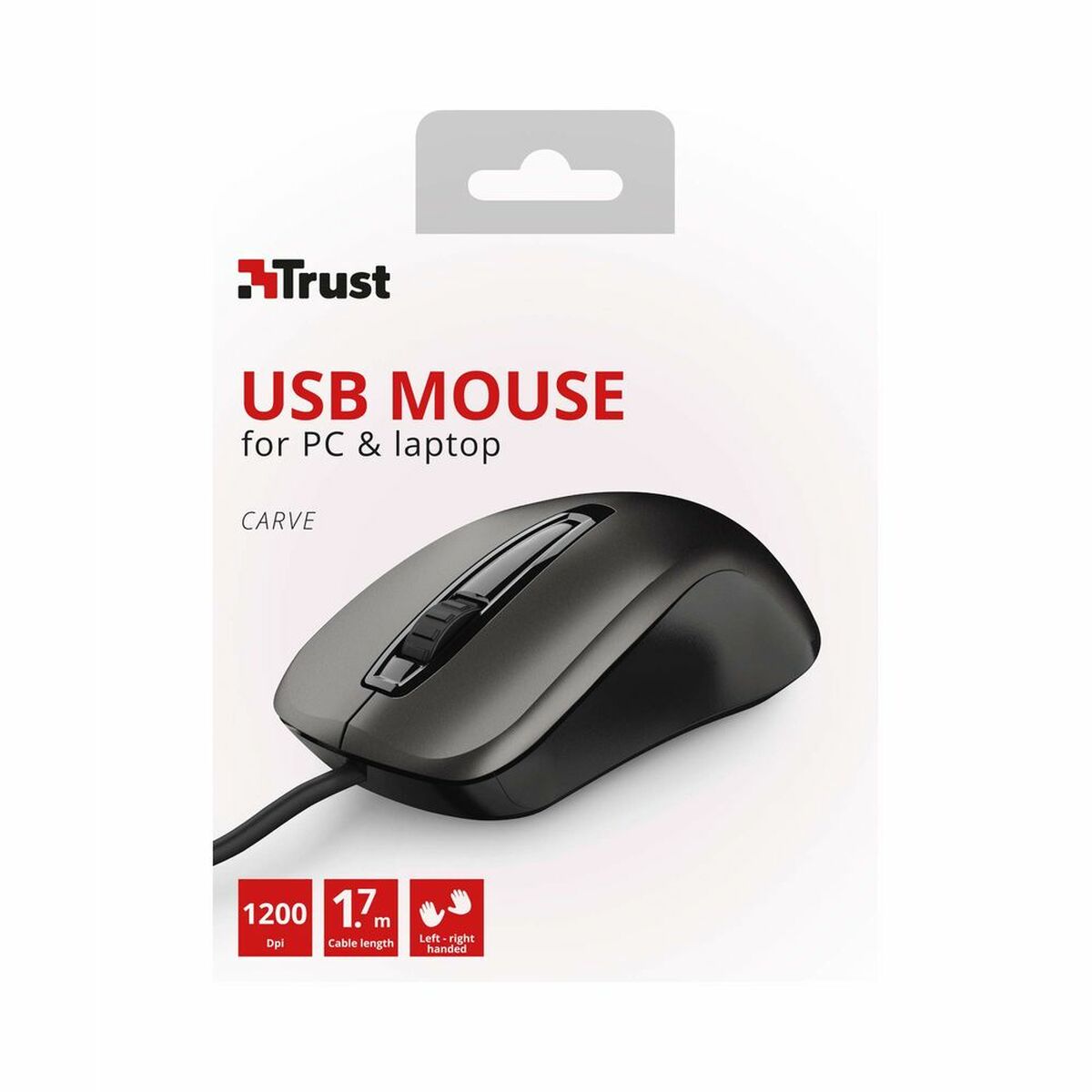 Optical mouse Trust 23733 Black