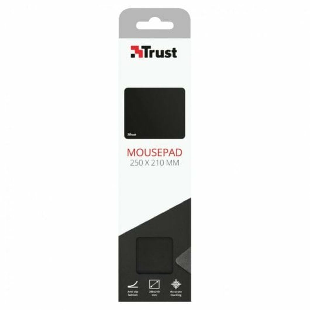 Mouse Mat Trust 24193 Black (1 Unit)