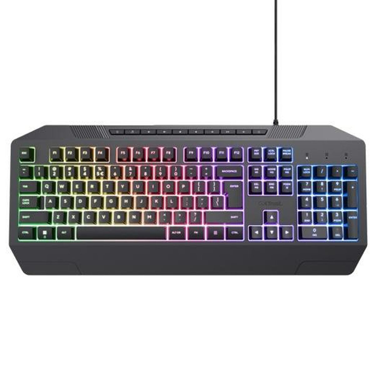 Gaming Keyboard Trust GXT836 EVOCX Black Multicolour QWERTY