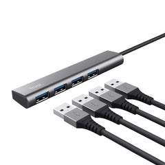 USB Hub Trust 24947 Grey Black/Grey (1 Unit)