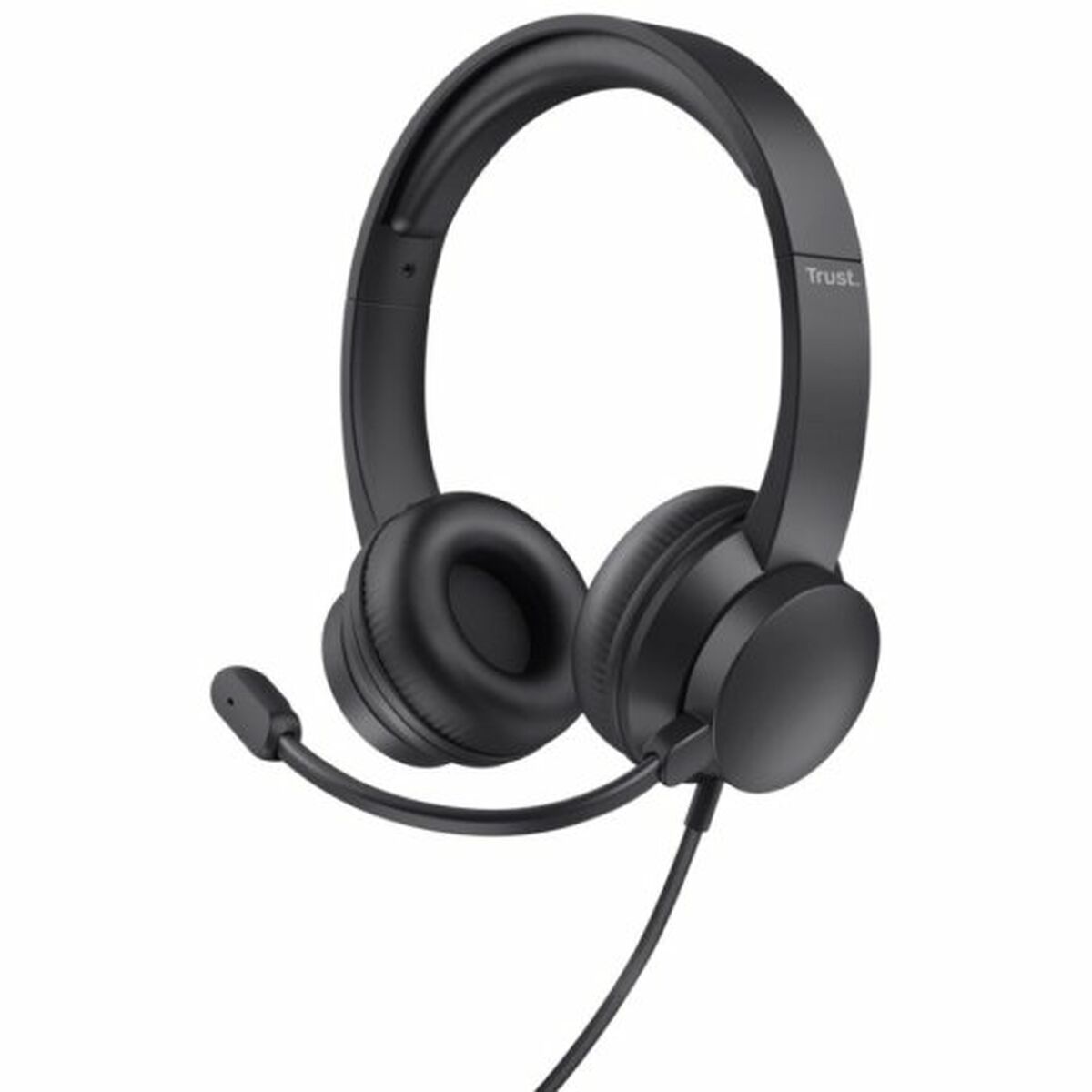 Headphones with Microphone Trust 25088 Black