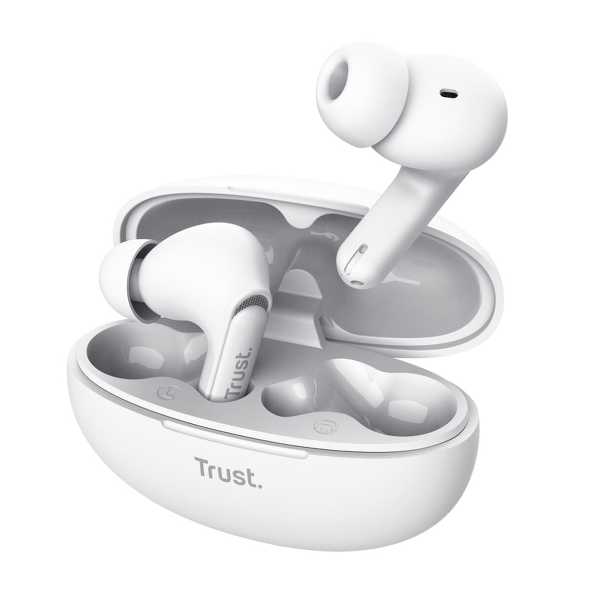 In-ear Bluetooth Headphones Trust Yavi White