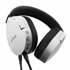 Gaming Headset with Microphone Trust GXT 490 White Black Multicolour Black/White