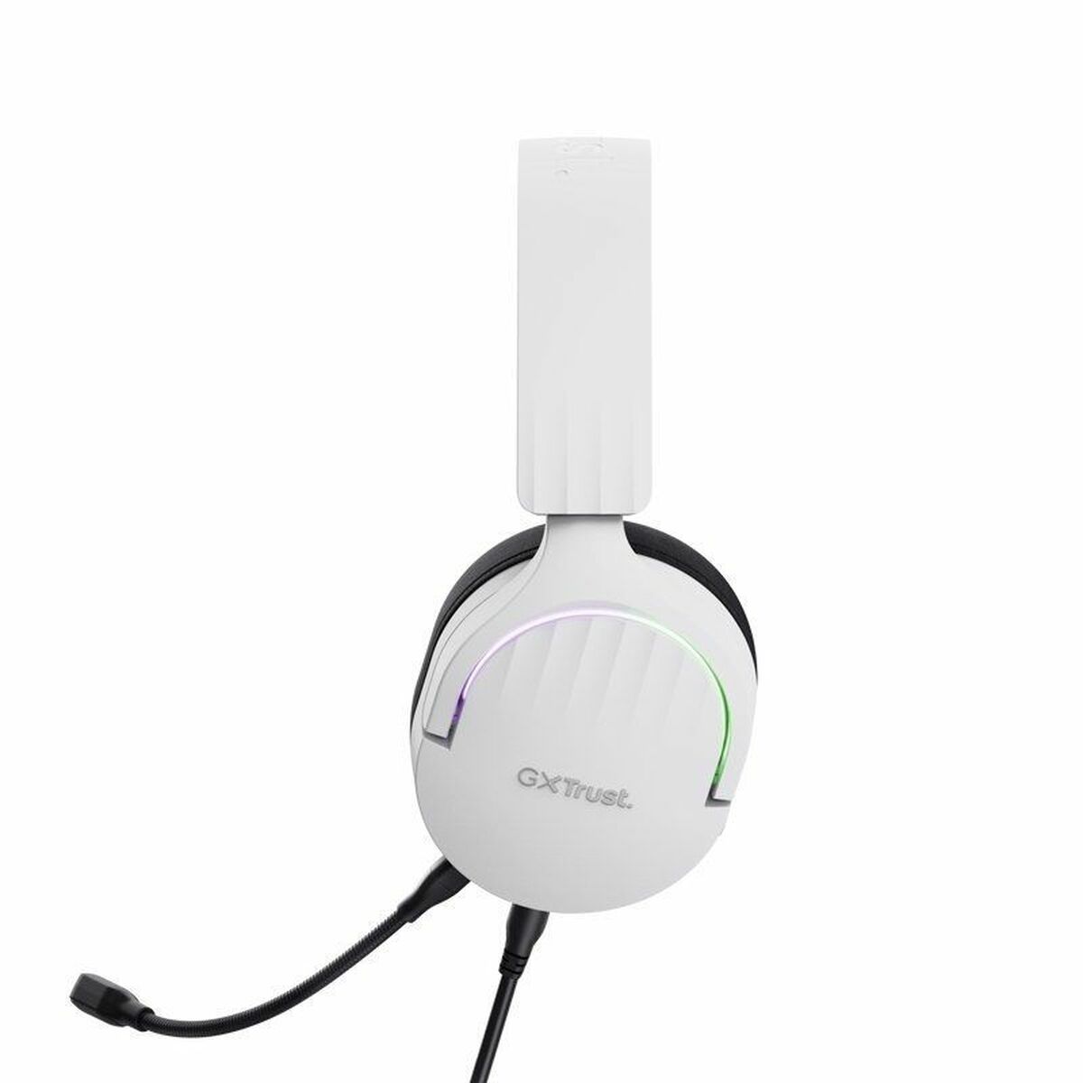 Gaming Headset with Microphone Trust GXT 490 White Black Multicolour Black/White