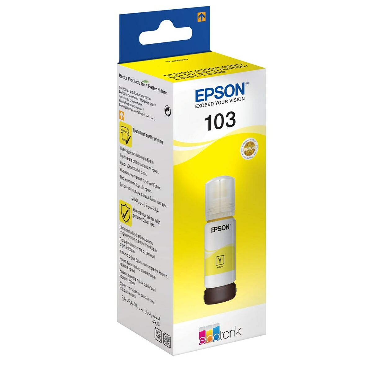 Ink for cartridge refills Epson 103 Yellow