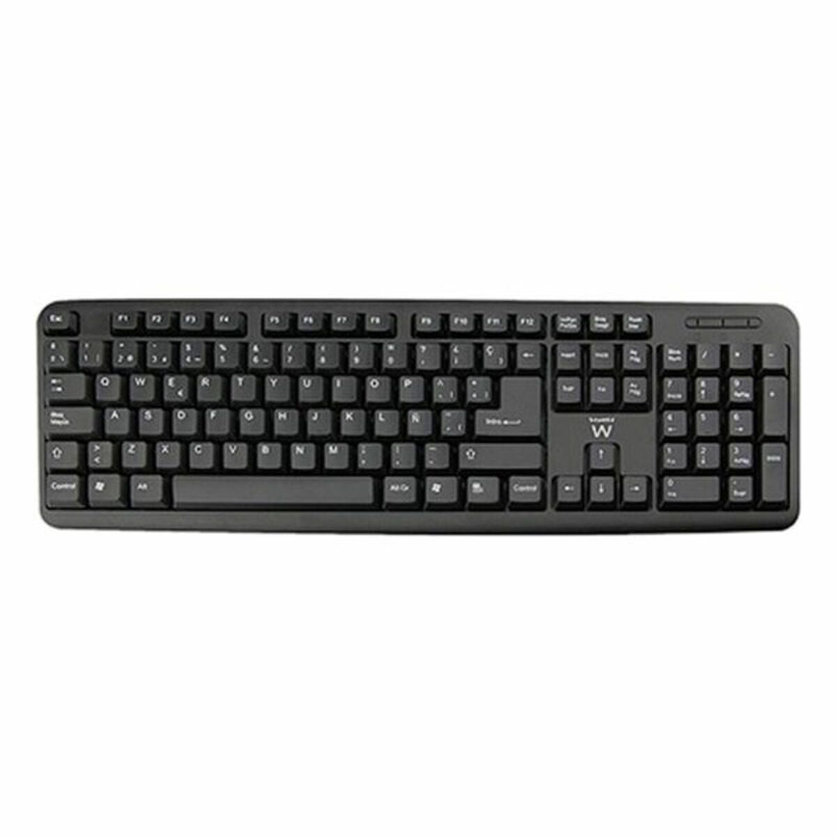 Keyboard Ewent EW3109 PS/2 USB Black