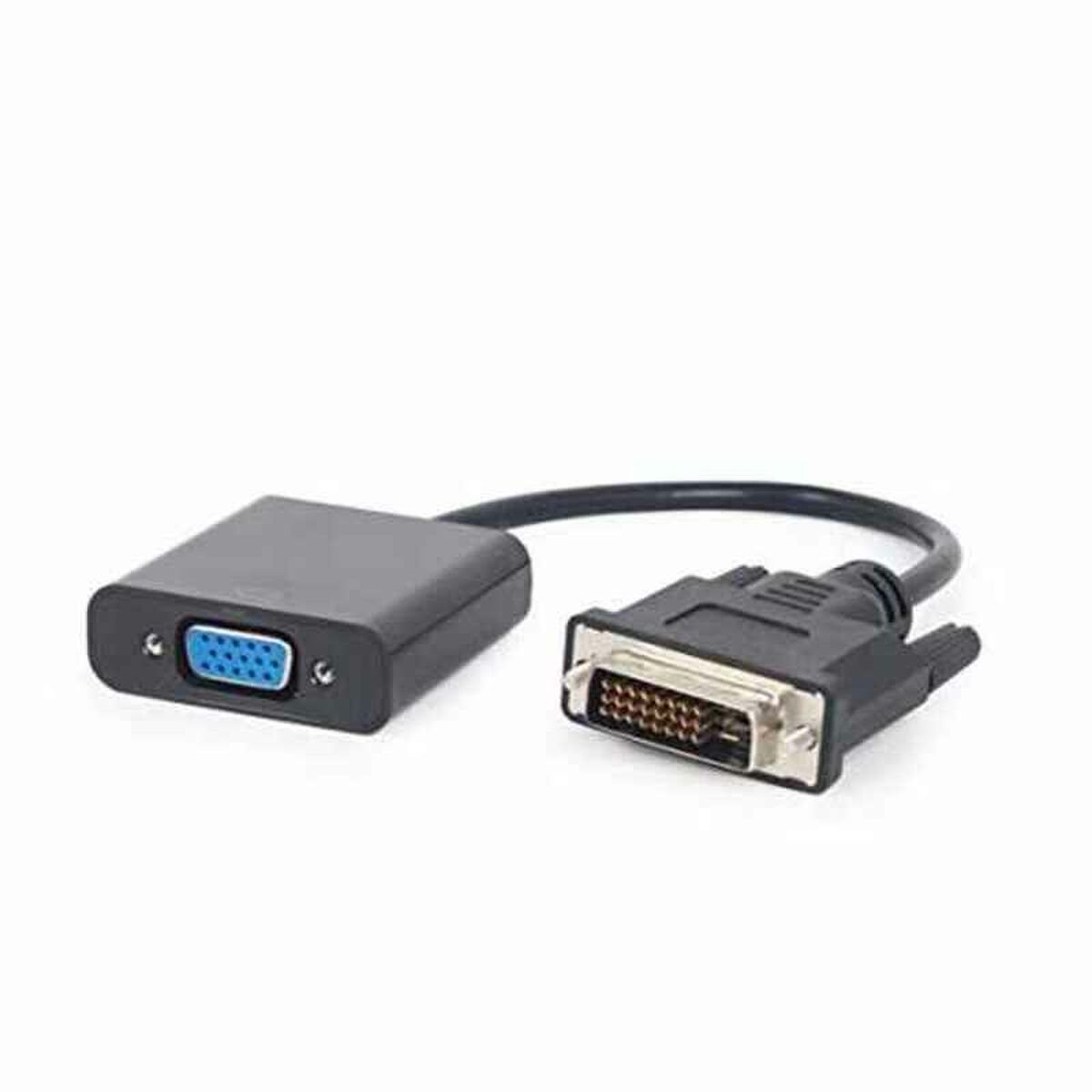 DVI to VGA Adapter GEMBIRD A-DVID-VGAF-01 Black