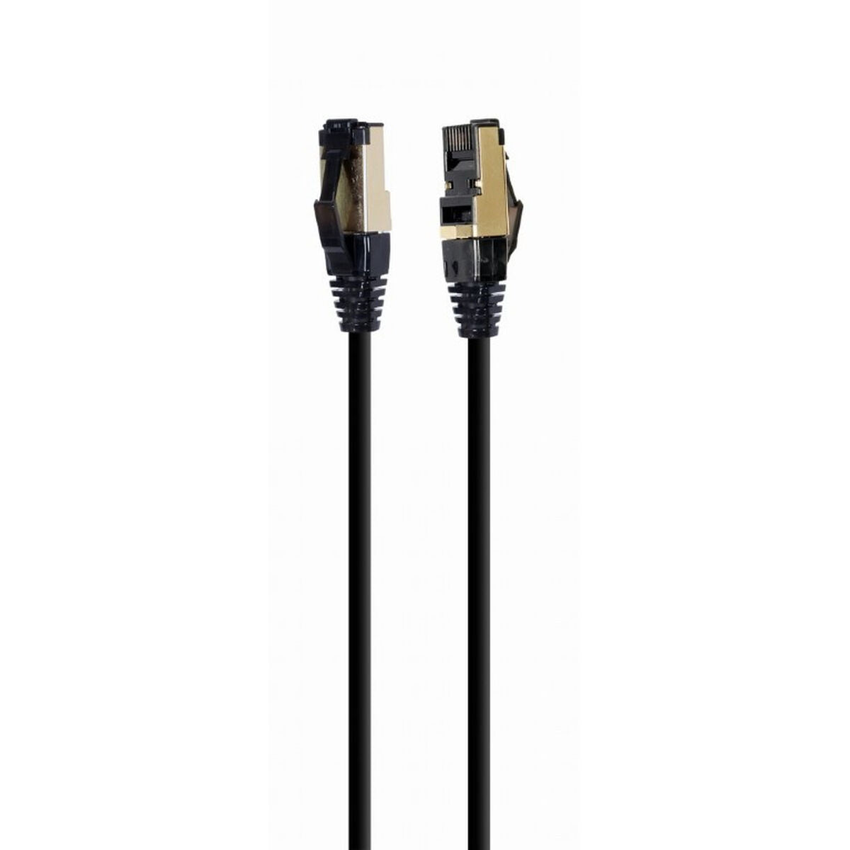 FTP Category 6 Rigid Network Cable GEMBIRD PP8-LSZHCU-BK-0.25M Black 25 cm