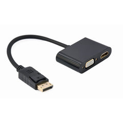 DisplayPort Cable GEMBIRD A-DPM-HDMIFVGAF-01 Black 10 cm